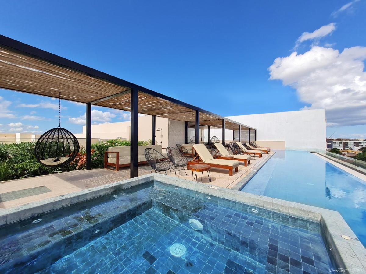 Big Studio At Kaab By The Beach With Roof Top Pool, Sauna And Jacuzzi Near Paseo Del Carmen Mall Playa del Carmen Luaran gambar
