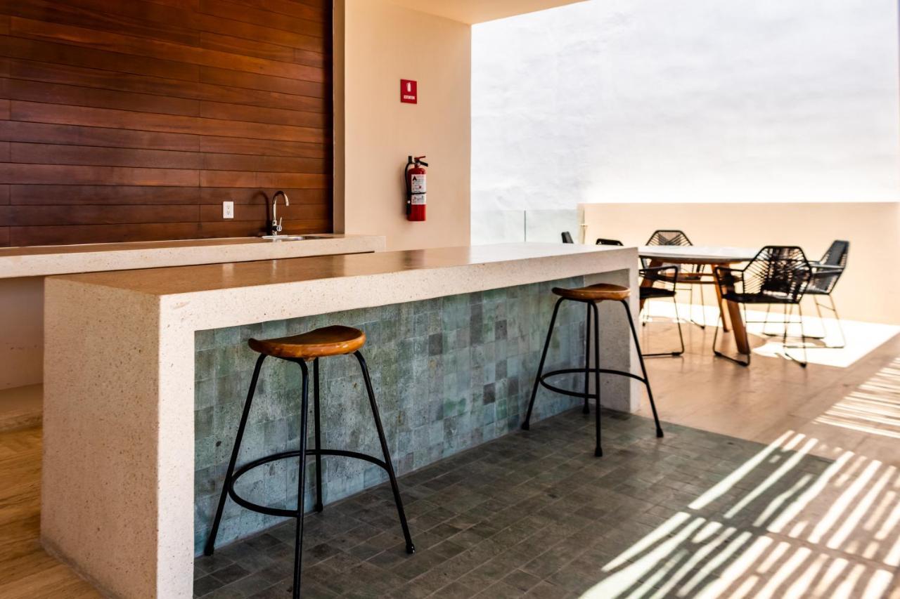 Big Studio At Kaab By The Beach With Roof Top Pool, Sauna And Jacuzzi Near Paseo Del Carmen Mall Playa del Carmen Luaran gambar