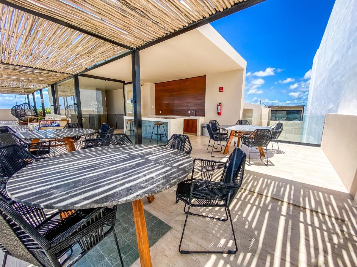 Big Studio At Kaab By The Beach With Roof Top Pool, Sauna And Jacuzzi Near Paseo Del Carmen Mall Playa del Carmen Luaran gambar