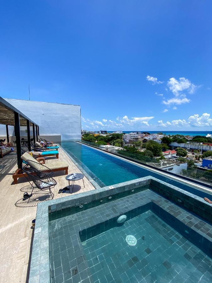 Big Studio At Kaab By The Beach With Roof Top Pool, Sauna And Jacuzzi Near Paseo Del Carmen Mall Playa del Carmen Luaran gambar